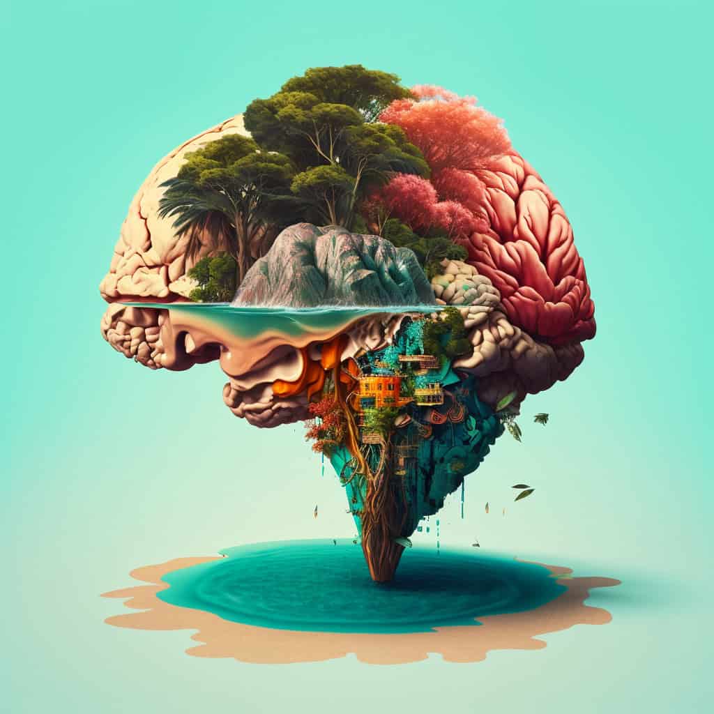 colorful brain image for summertime